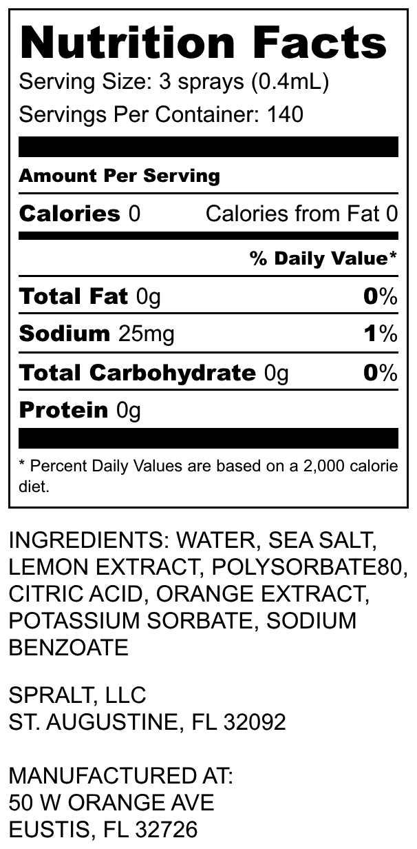 Lemon Sea Zest (Glass, 2 oz)